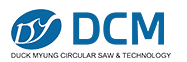 Duck Myung DCM circular saw blades logo – supplied by Production Link Singapore